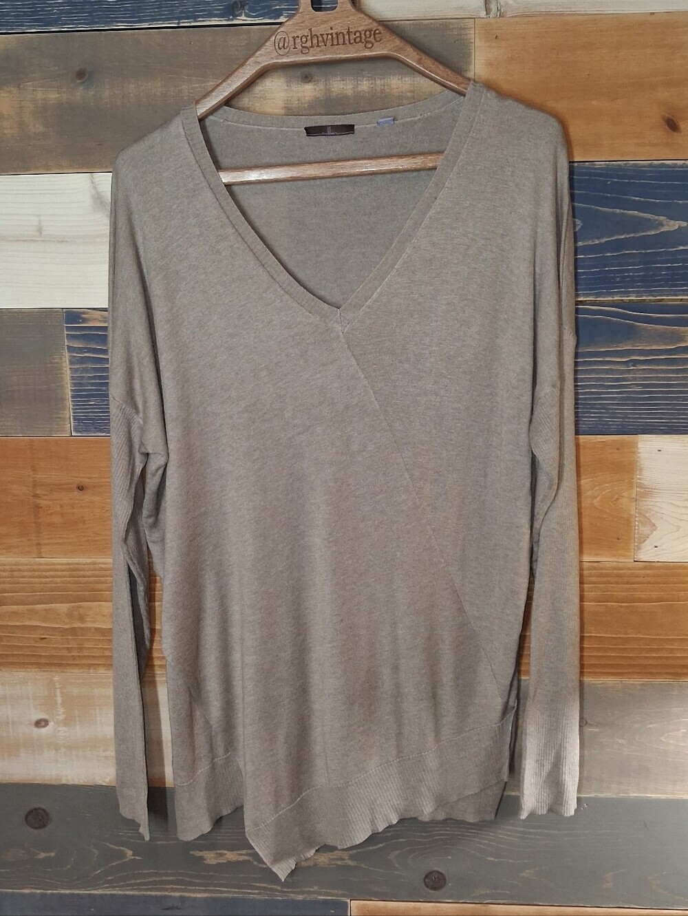 Cullen Silk Blend Sweater L Tan